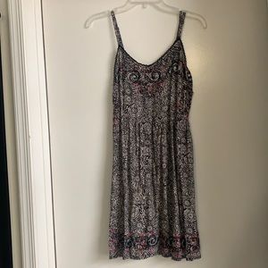 Black Dress with Beading & Embroidery Detailing